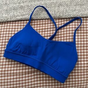 Lululemon Athletica Cerulean Blue Flow Y Bra Nulu